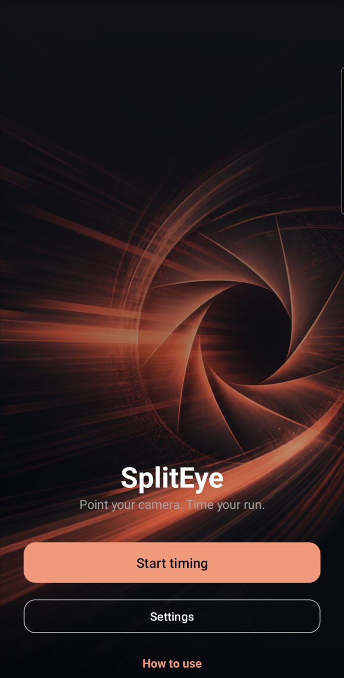 SplitEye home screen
